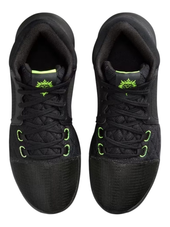 NWB- NIKE LEBRON WITNESS VIII UNISEX SHOES/ BLACK- WHITE- VOLT/ SIZE: M 9.5/W 11 main image 9